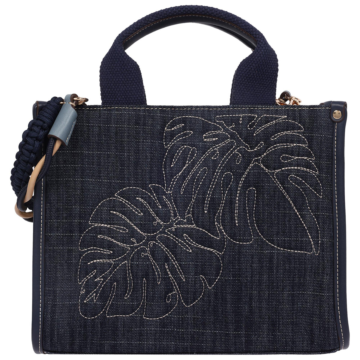 Tommy Bahama Handbags Dorothy Medium Denim Tote Size 9"