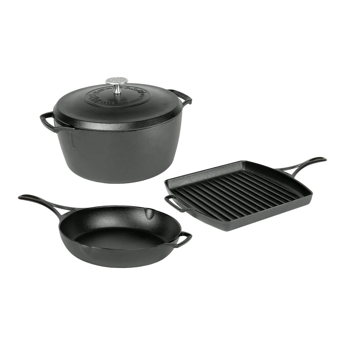 Lodge Blacklock - 3-piece Cast Iron Set
