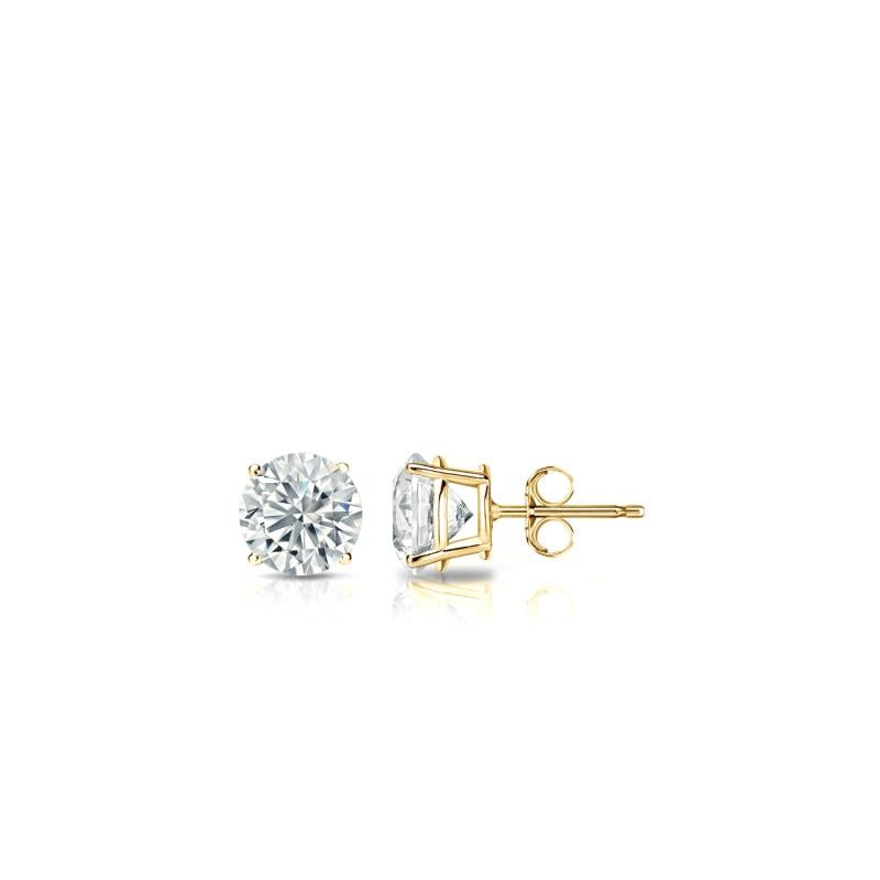 Infinity Luxe Jewelry Collection Round Lab Grown Diamond Earrings