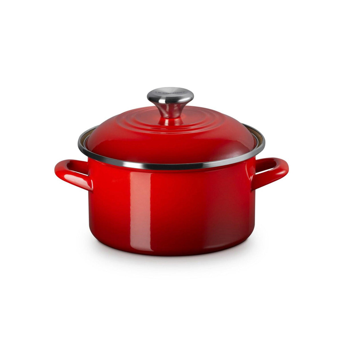 Le Creuset 3.8qt Enamel on Steel Covered Petite Stockpot Cerise