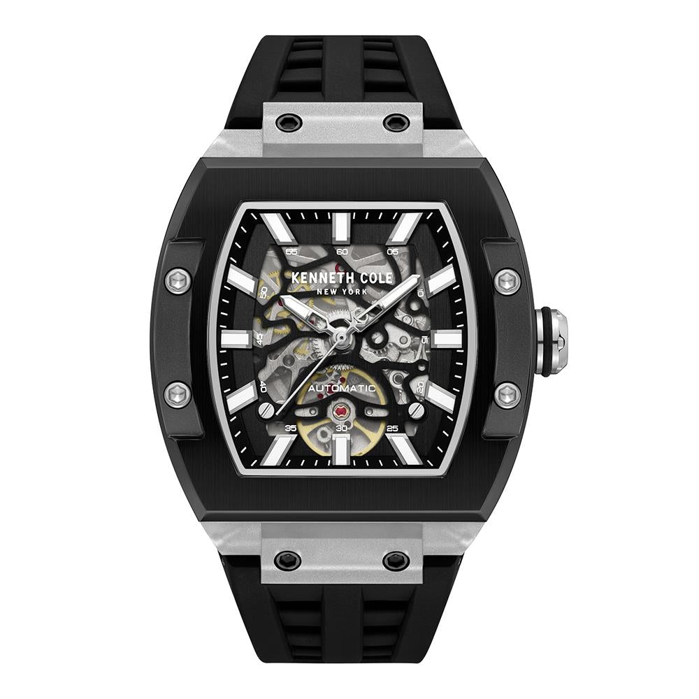 Kenneth Cole Brands Skeleton Dial Automatic Watch Size Mens Standard