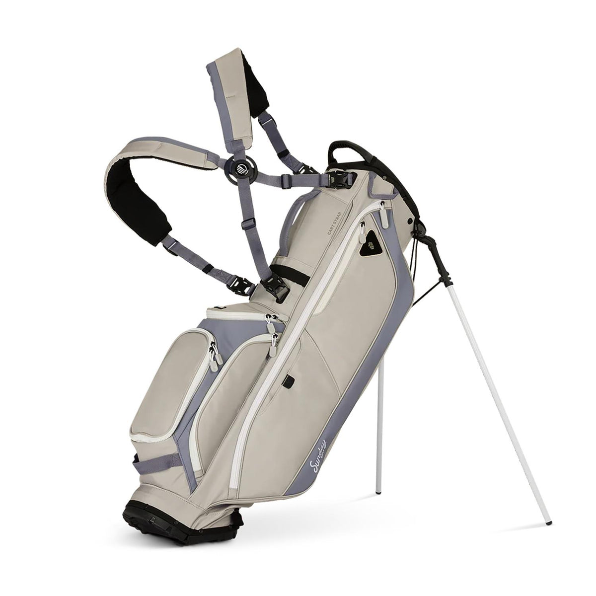 Sunday Golf RYDER 14 Club 5-Way Stand Bag - Cool Grey
