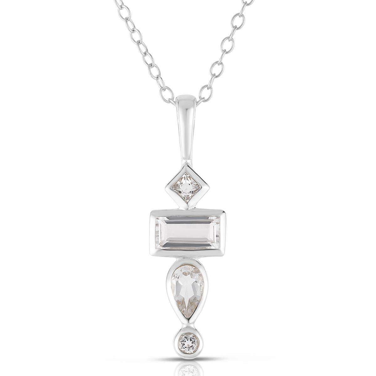 Jilco Inc White Topaz Necklace