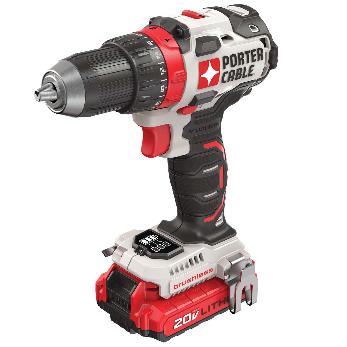 Porter Cable 20V MAX Cordless 1/2" Brushless Drill/Driver Kit
