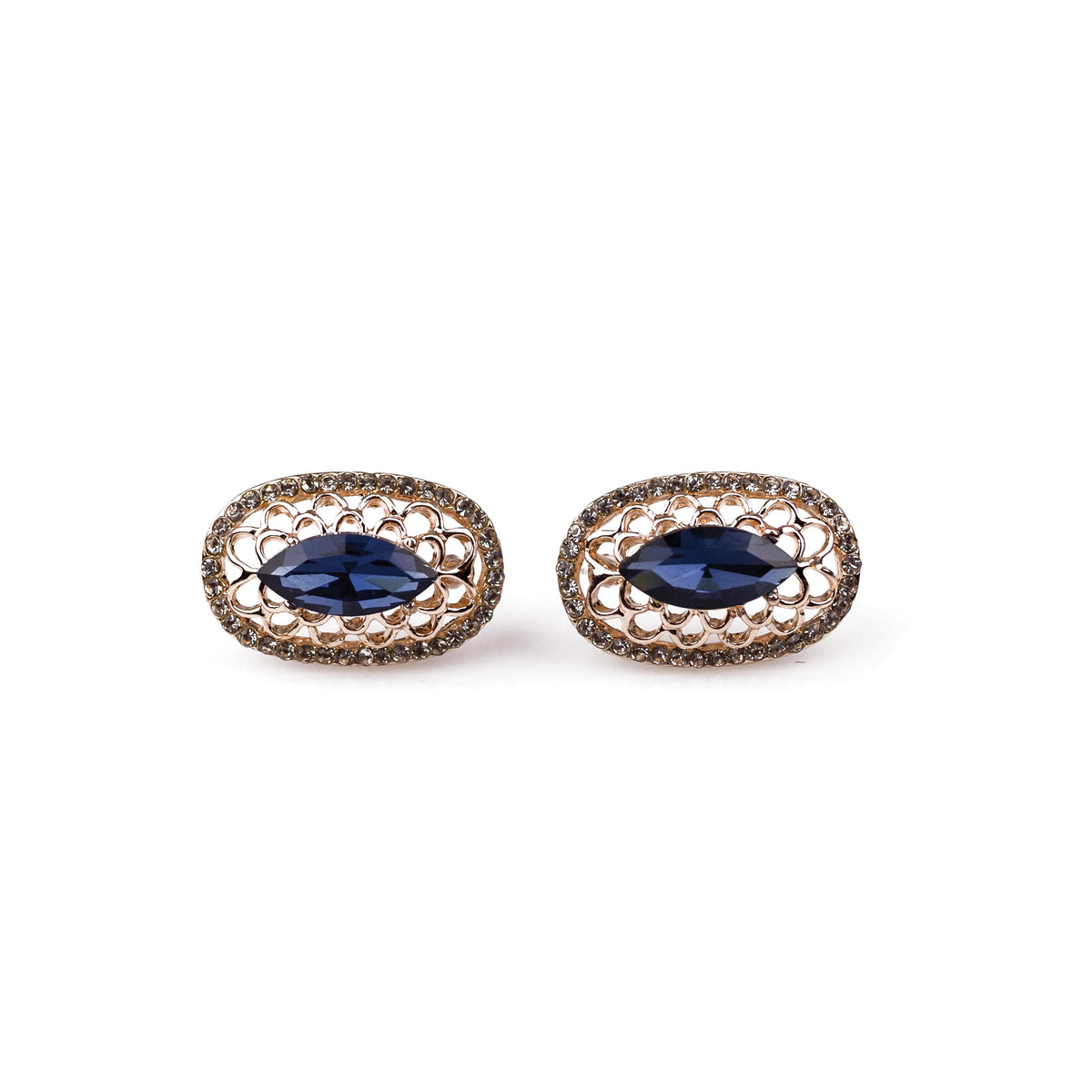 Completely Bella Golden Lattice Earrings