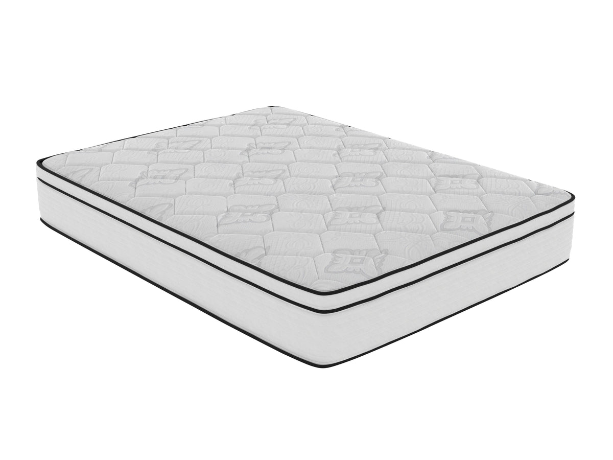 Corsicana Bedding 10" Cymbal Firm Euro Top Bed 'N' Box: Queen