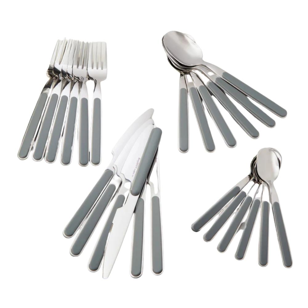 BergHOFF Leo Balance Stainless Steel 24Pc Flatware Set, Moonmist