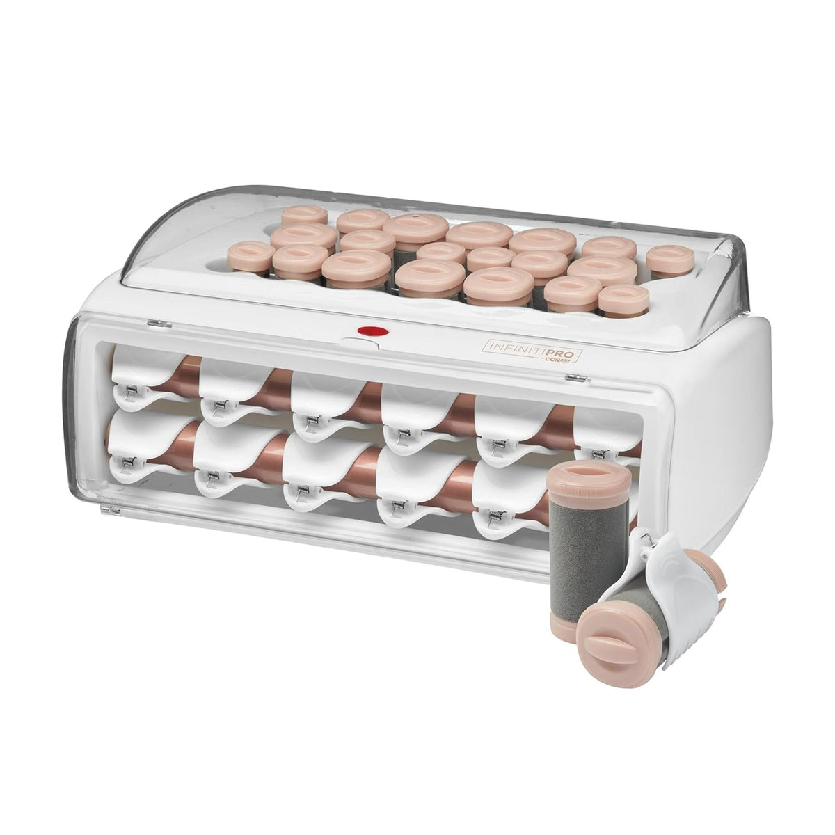 Conair 20pc Ceramic Flocked Assorted Rollers w/ Heated Clips