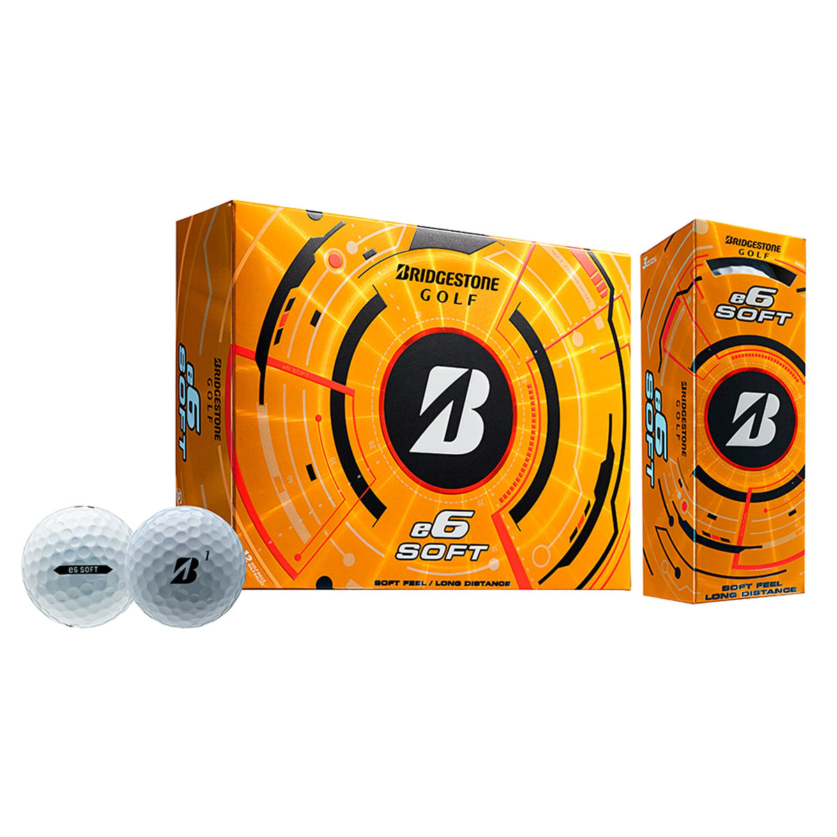 Bridgestone 2025 e6 Soft White Golf Balls - 1 Dozen