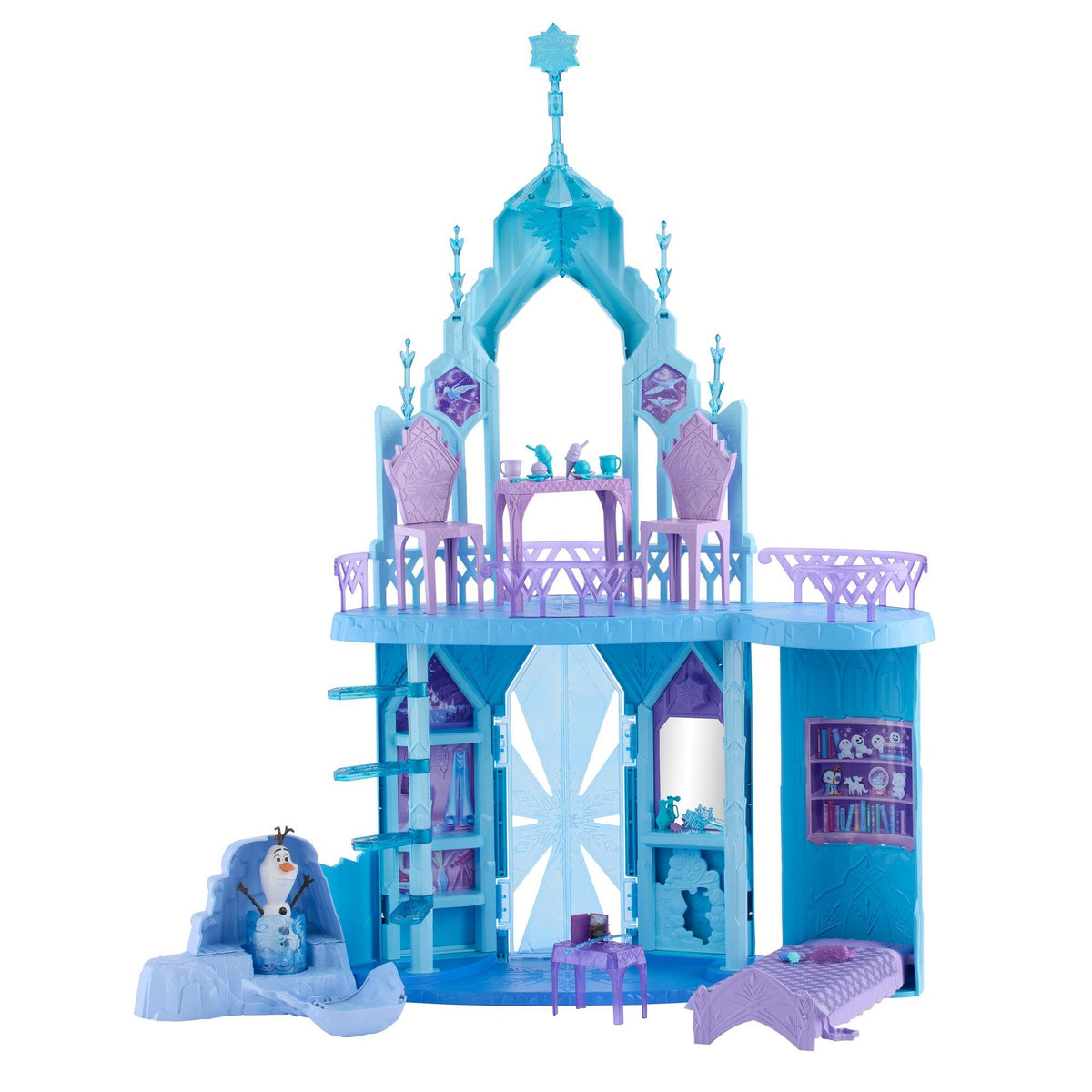 Mattel Frozen Elsa Ice Palace Castle Playset w/ Olaf Figure Ages 3+ Years