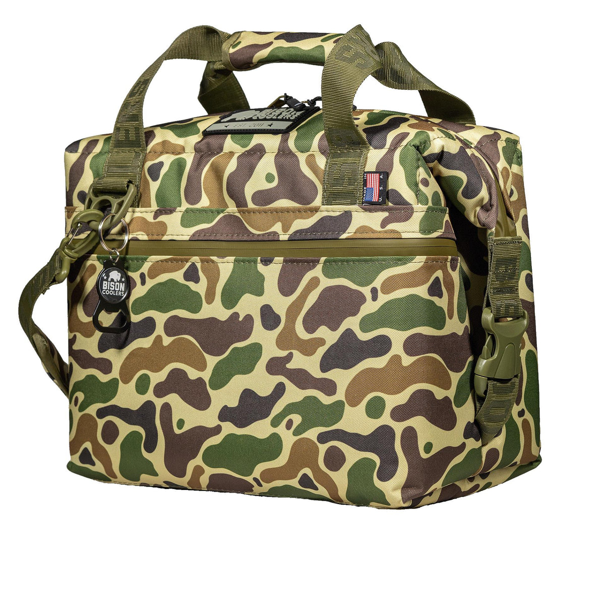 Bison Coolers 12-Can SoftPak Standard - Duck Camo