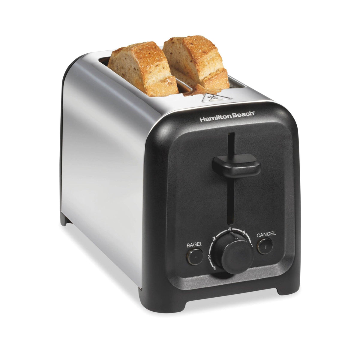 Hamilton Beach Compact Slice Stainless Steel Toaster