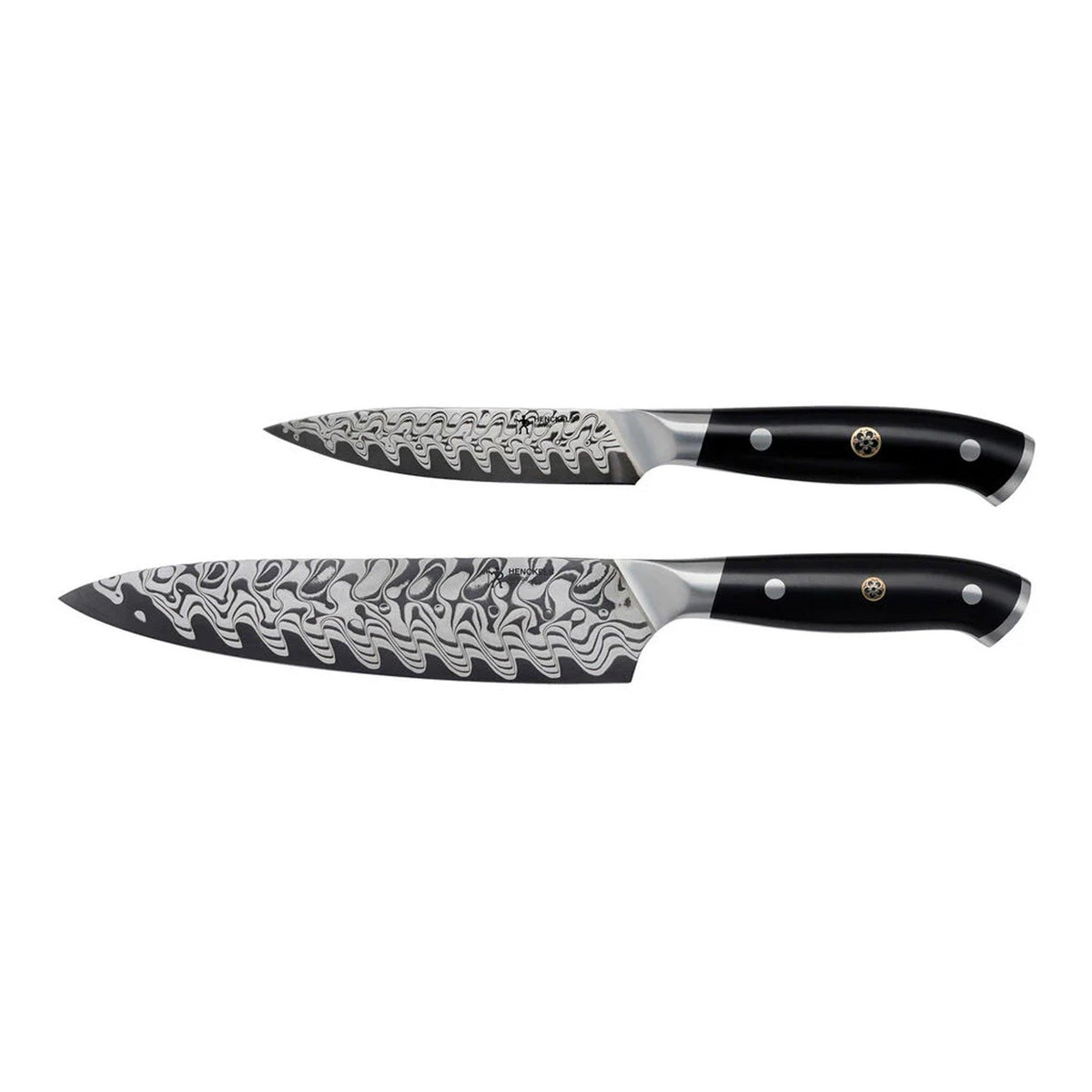 Henckels Compass Damascus 2pc Knife Set