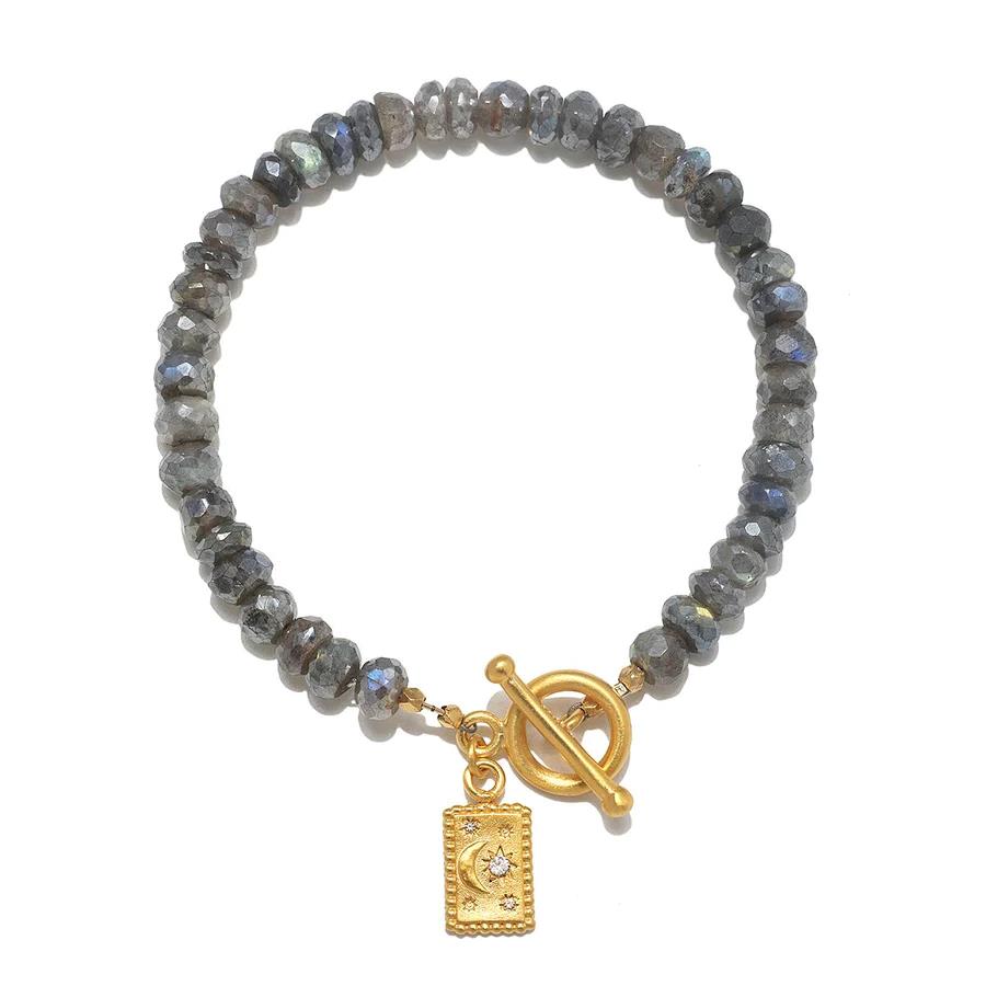 Satya Mystic Labradorite Celestial ToggleBracelet