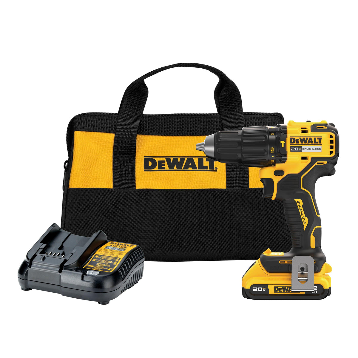 DeWalt 20V MAX Brushless Cordless 1/2" Hammer Drill Kit