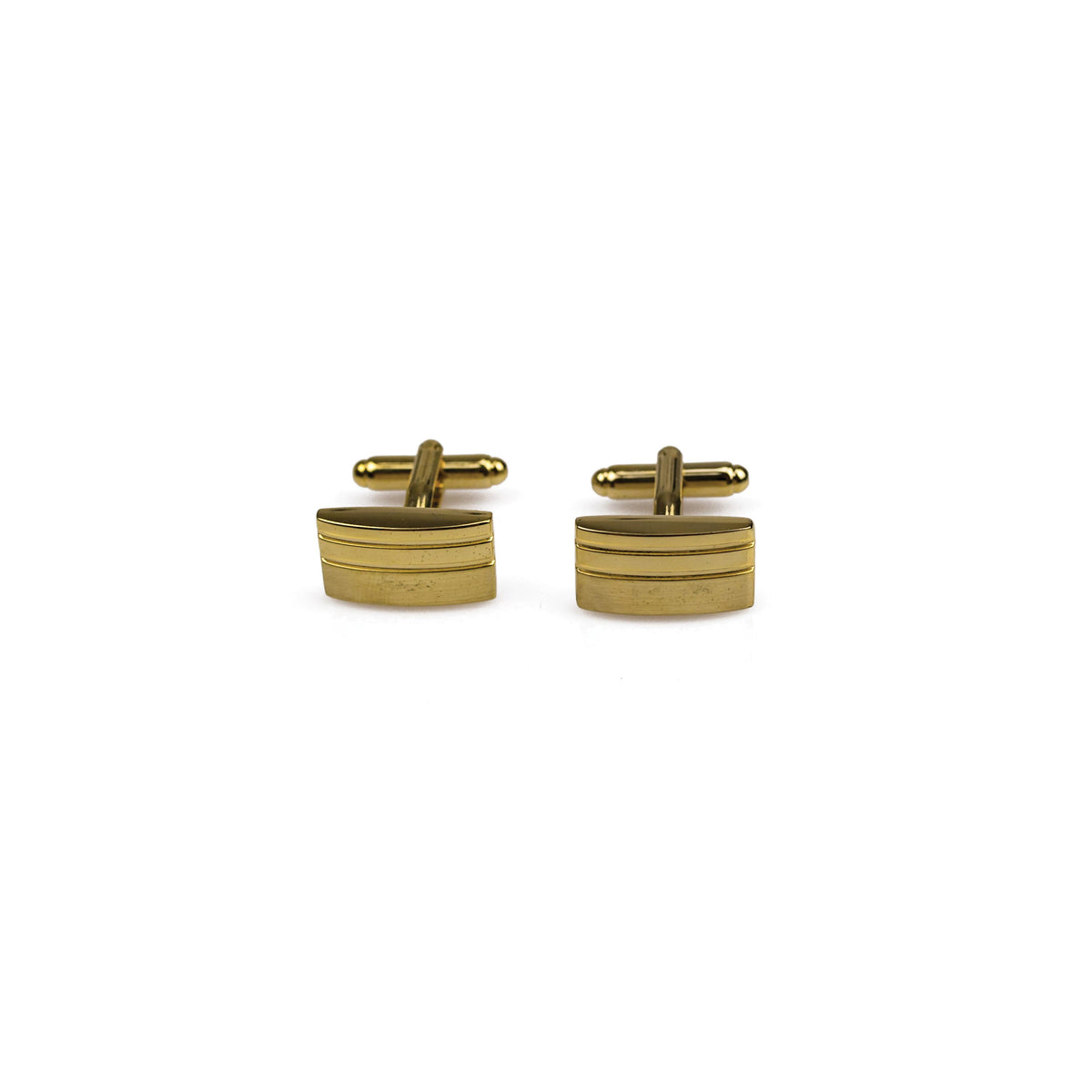 Completely Bella 18K Gold Plated Rectangle Cufflinks