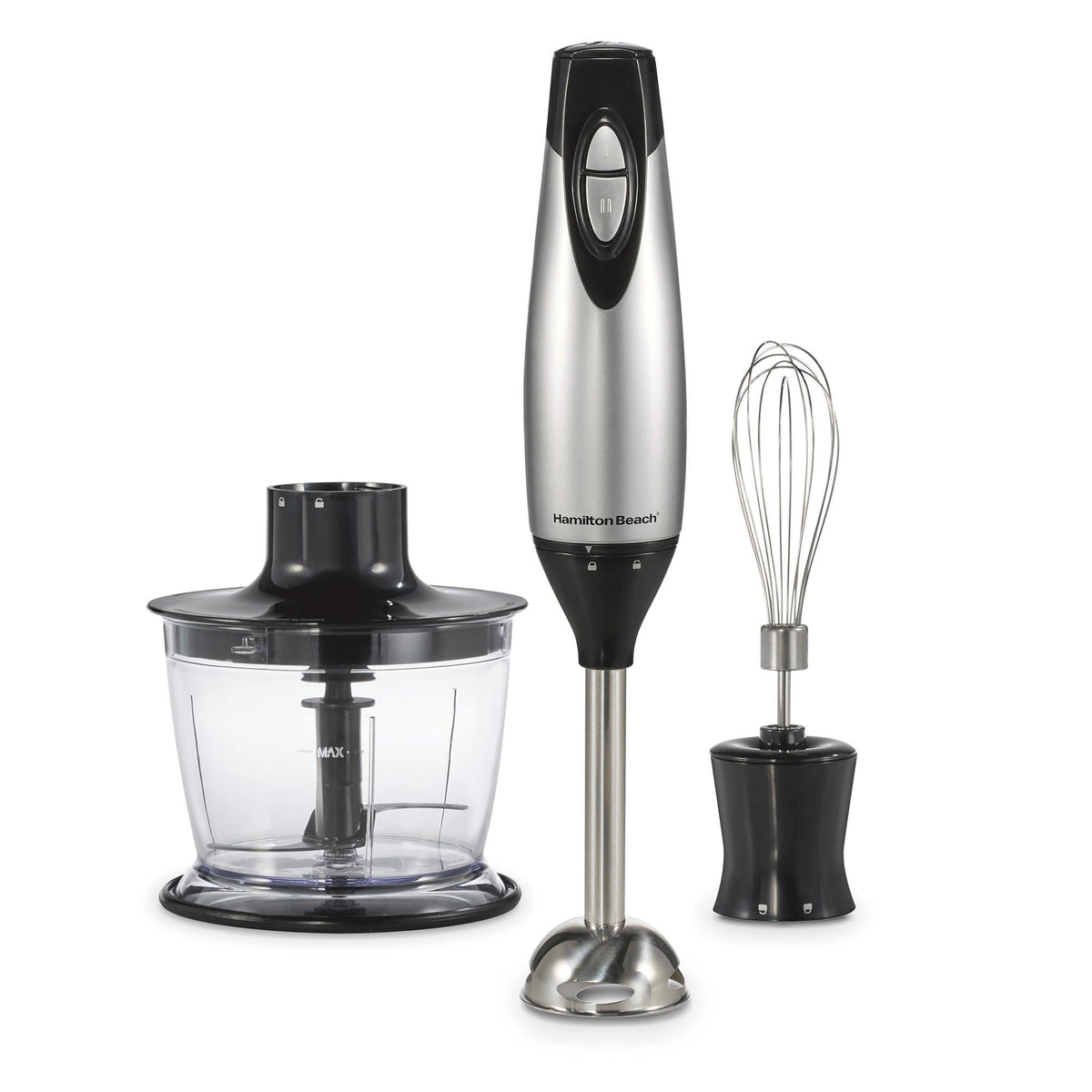 Hamilton Beach 2 Speed Hand Blender w/ Whisk & Chopping Bowl
