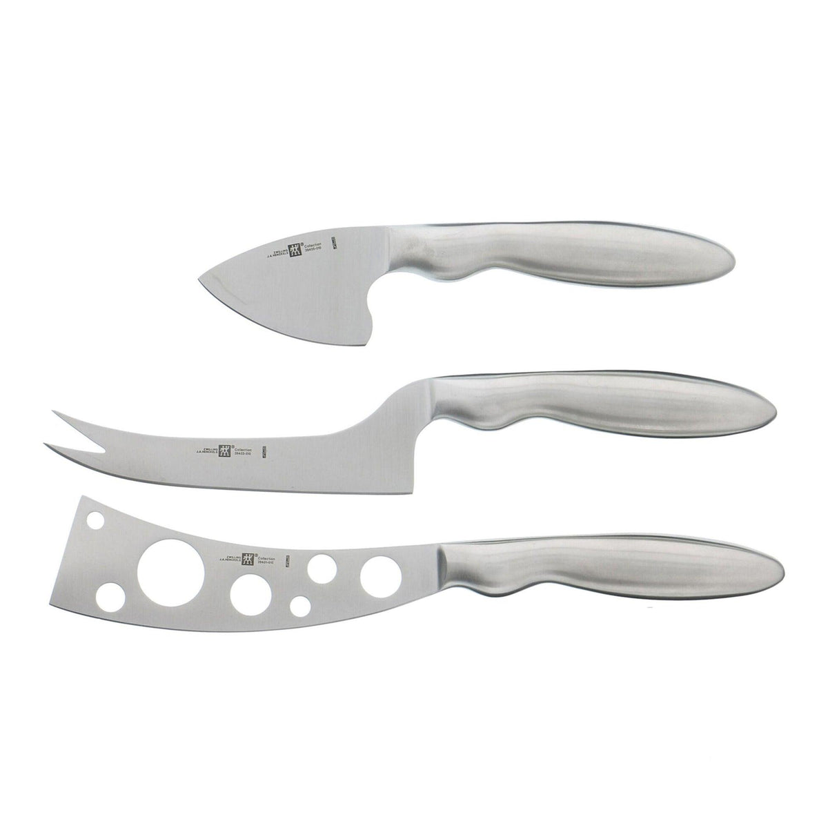 Zwilling 3pc Stainless Steel Cheese Knife Set