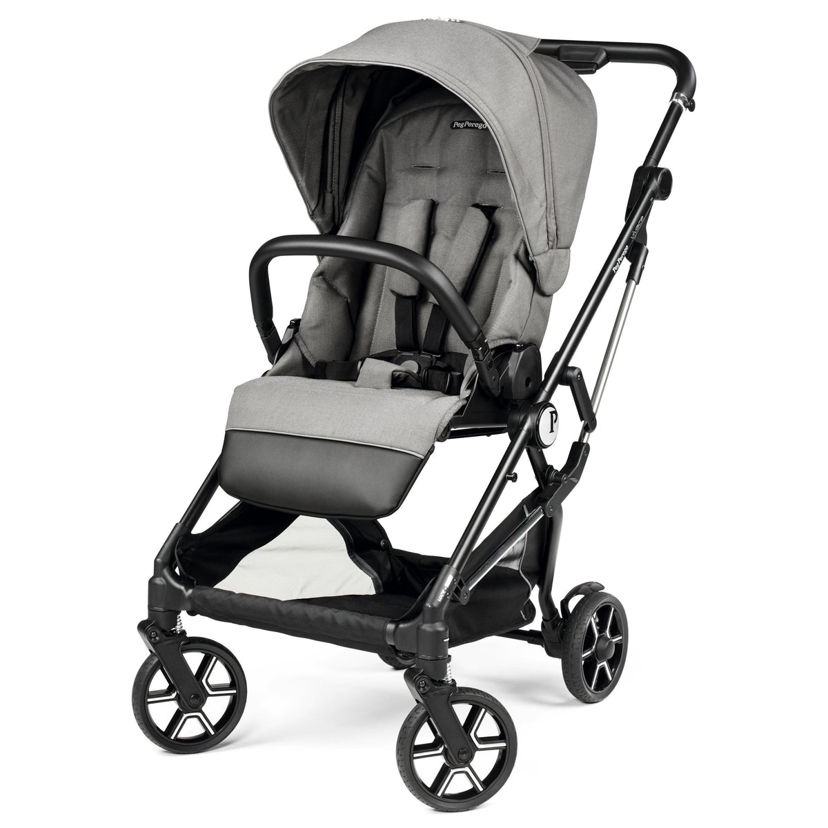 PEG Vivace Single Stroller w/ Reversible Seat & Boot Mercury