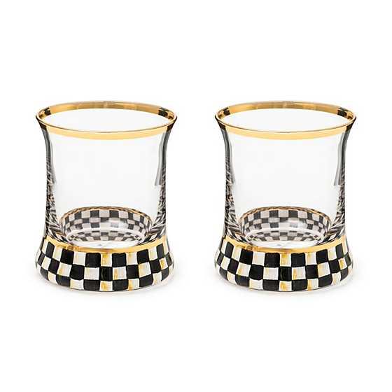 MacKenzie-Childs Tumbler Glasses, Set of 2