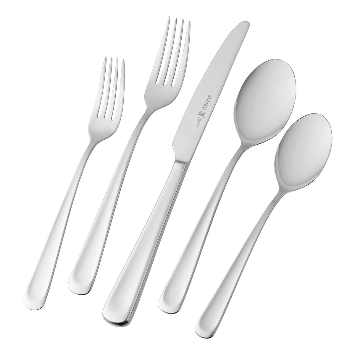 Henckels Silvano 45pc 18/10 Stainless Steel Flatware Set