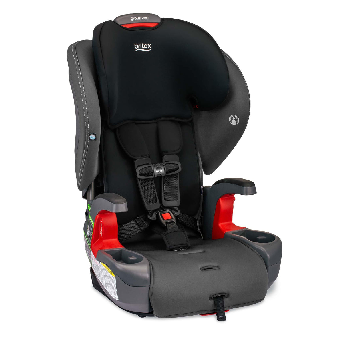 Bob-Britax Grow with You Harness-2-Booster Seat - Mod Black