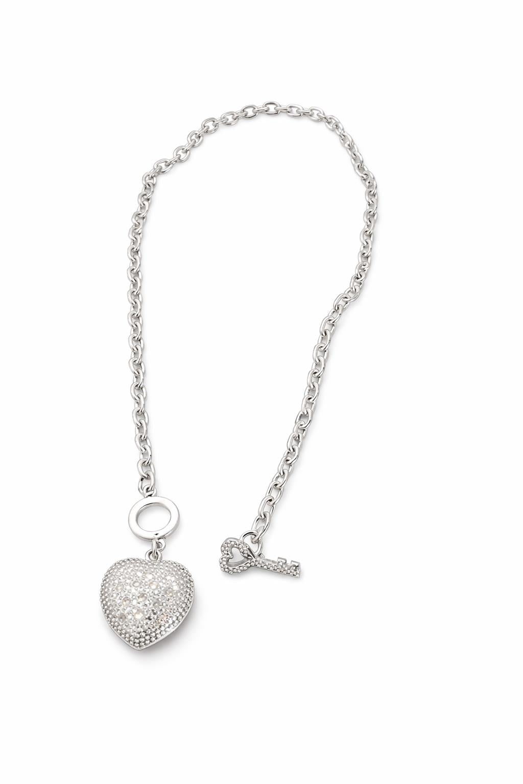 Completely Bella Key To Your Heart Two-Sided Necklace