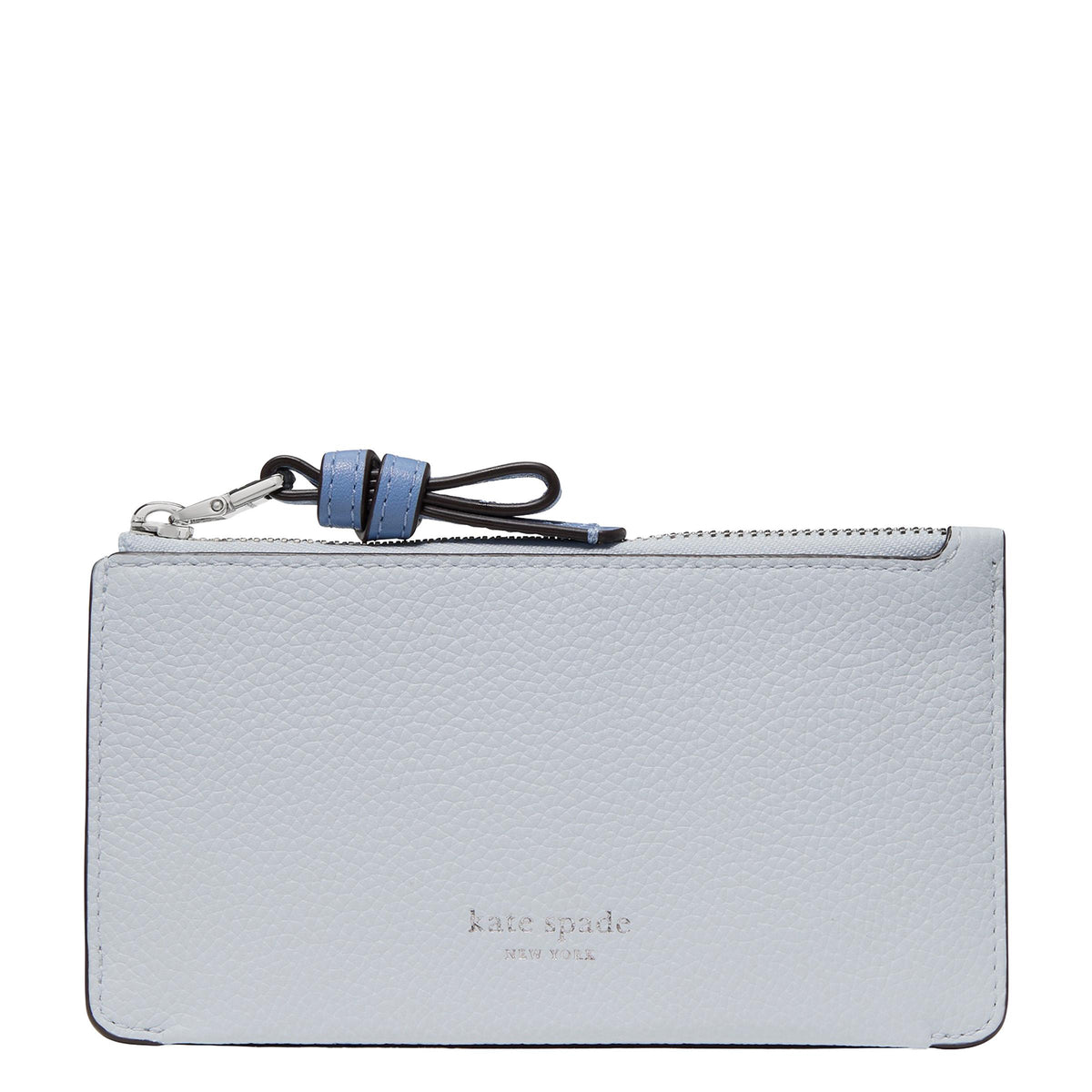 kate spade new york Loop Colorblocked Zip Card Case - Pale Sapphirine