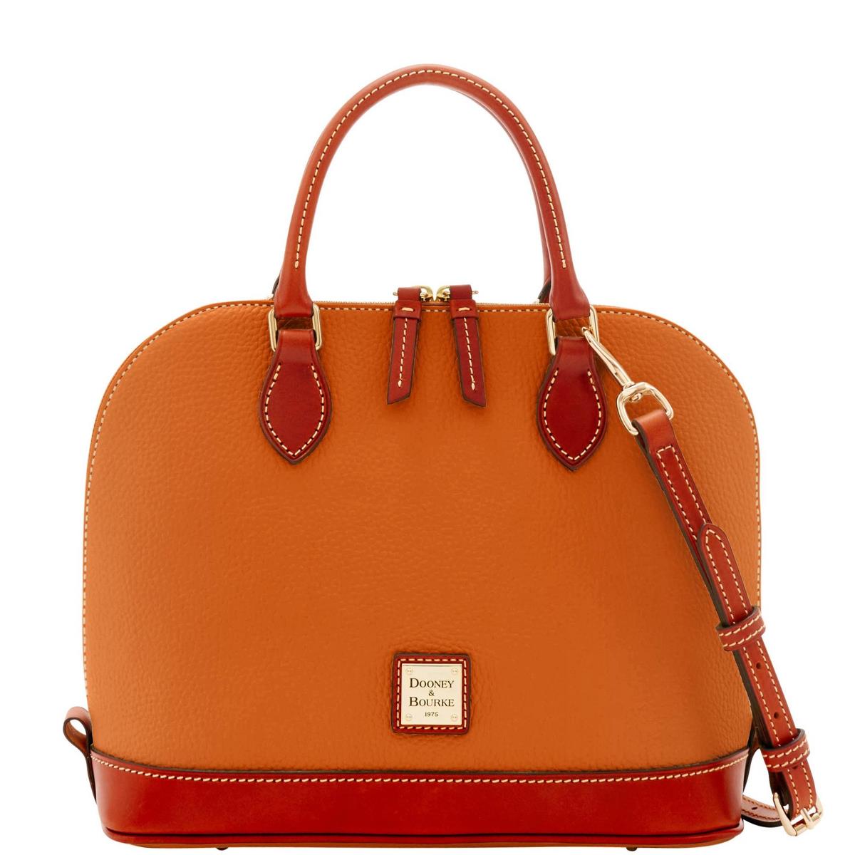 Dooney & Bourke Pebble Grain Zip Zip Satchel