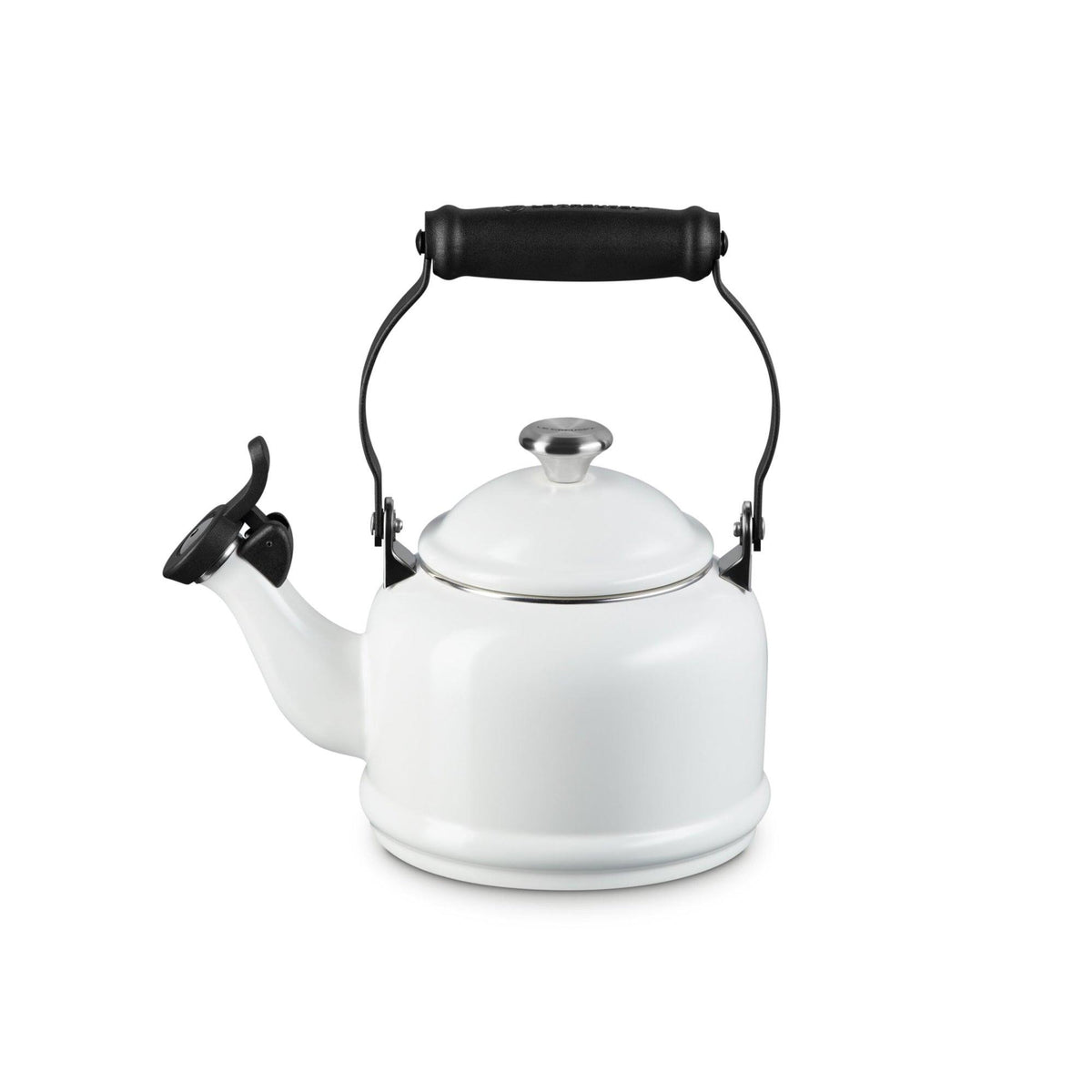 Le Creuset Demi Kettle w/ Metal Finishes White
