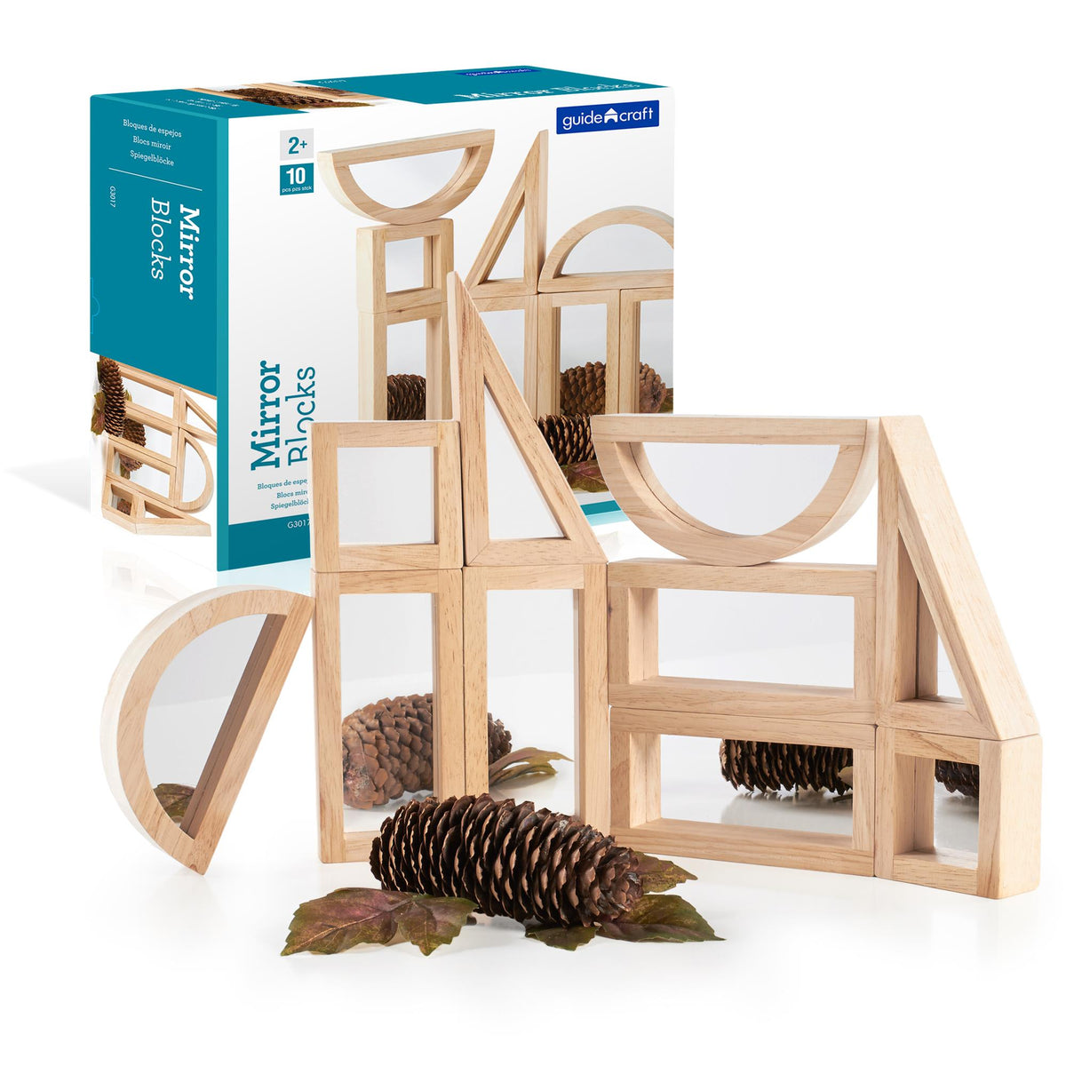 Guidecraft Mirror Blocks Set - 10 pc. set