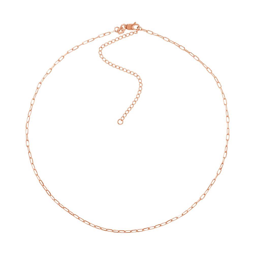HAWLEY ST 1.7mm Paper Clip Choker 16" Chain