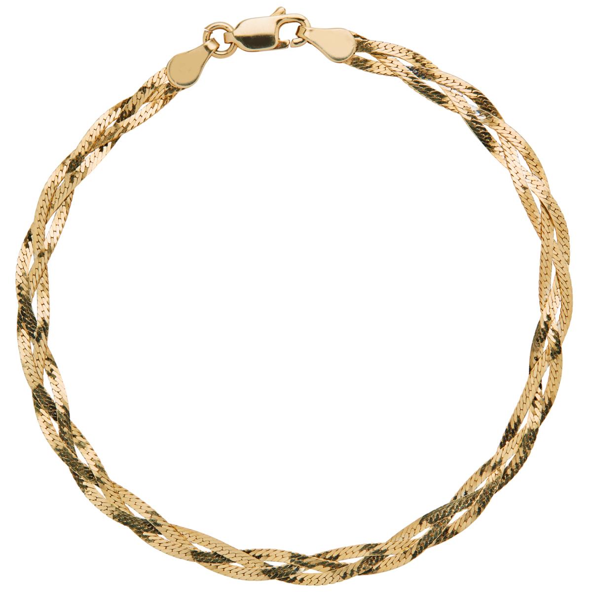 Jilco Inc Braided Herringbone Bracelet