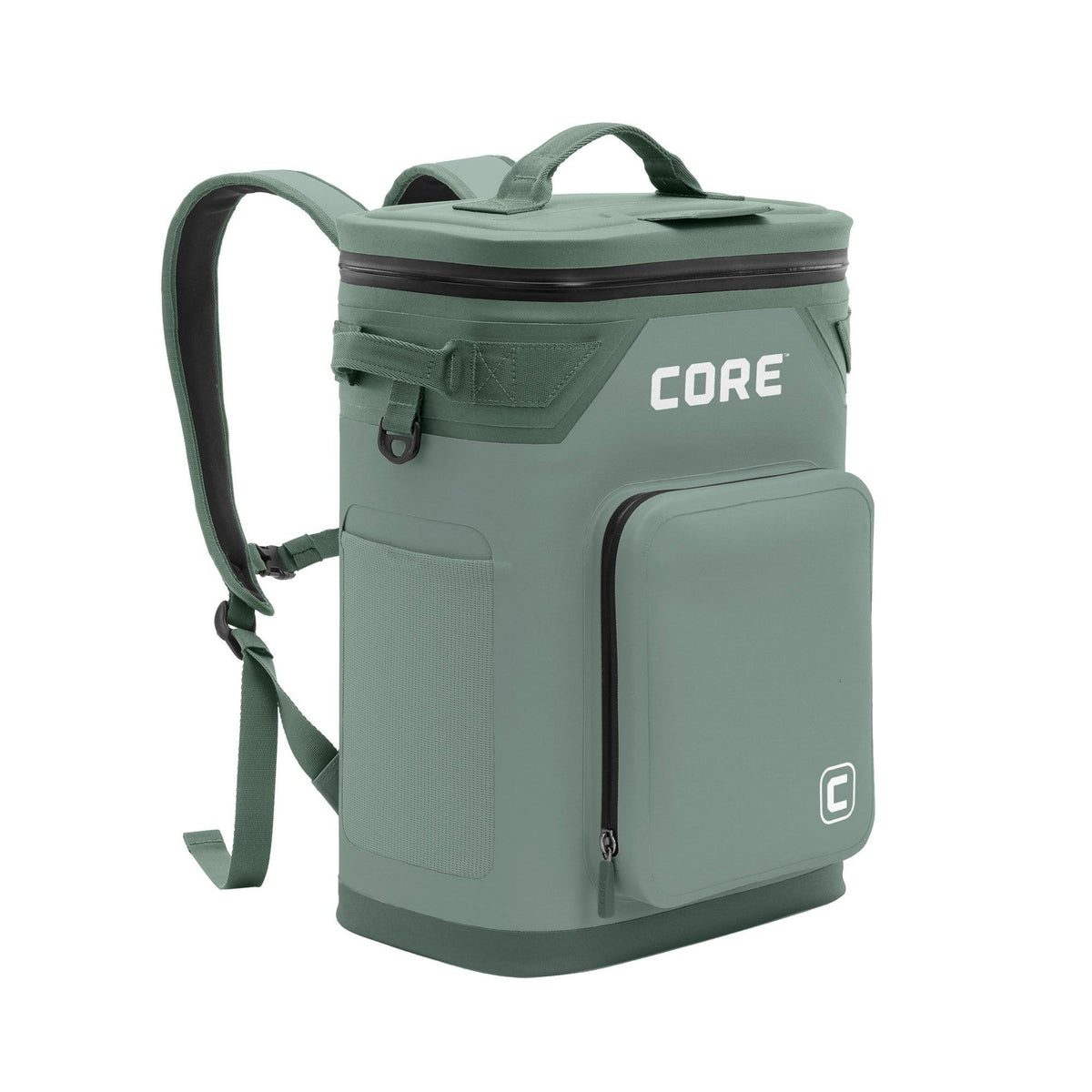 Core Equipment 24 Can CLIMAKEEP Magnetic Soft Backpack Cooler Sage