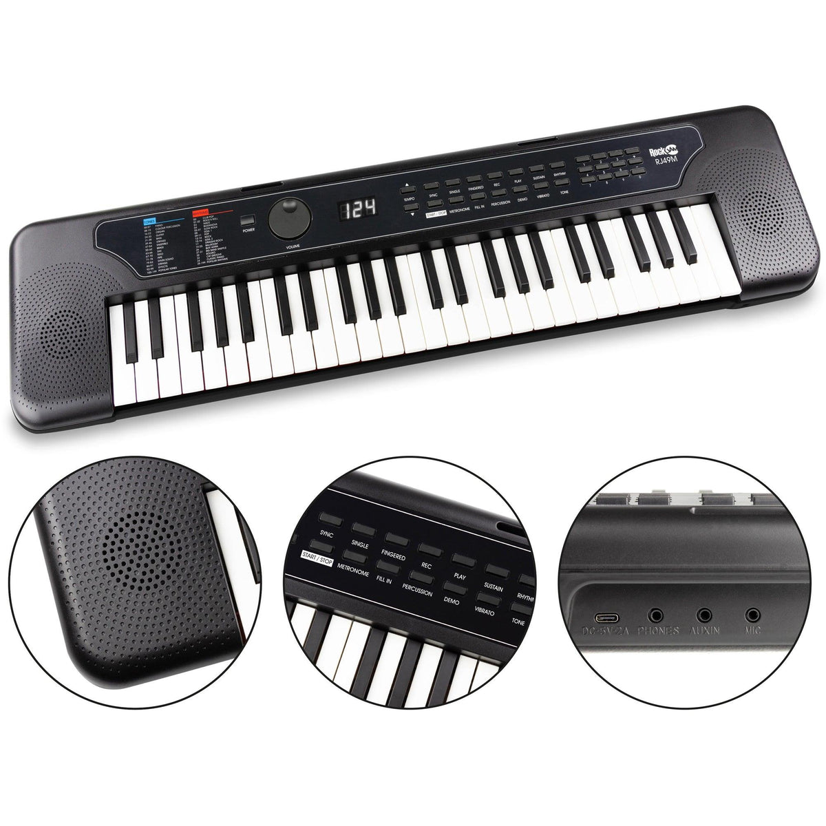 RockJam 49 Key Music Keyboard