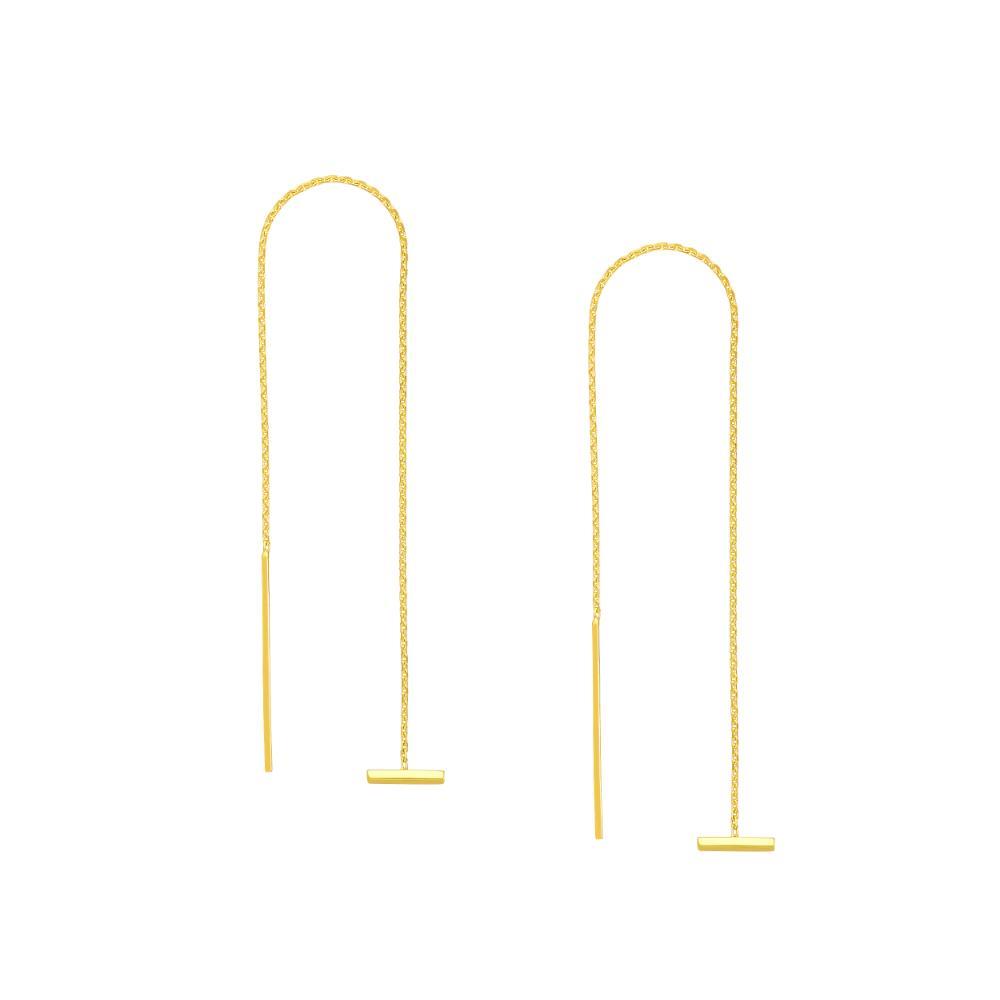 HAWLEY ST Staple Bar Threader Earrings