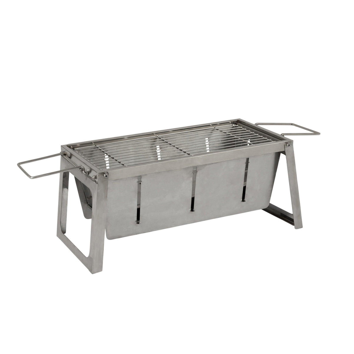 FireSense Stainless Steel Foldaway Charcoal Grill
