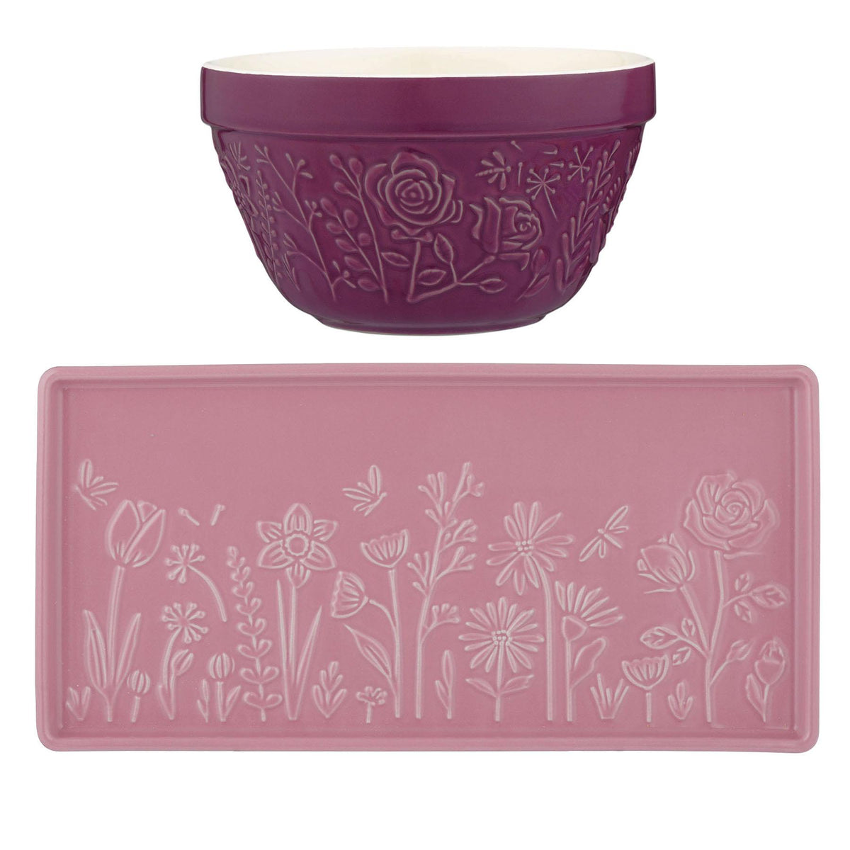 Rayware Mason Cash In the Meadow Rectangle Platter & Bowl Set