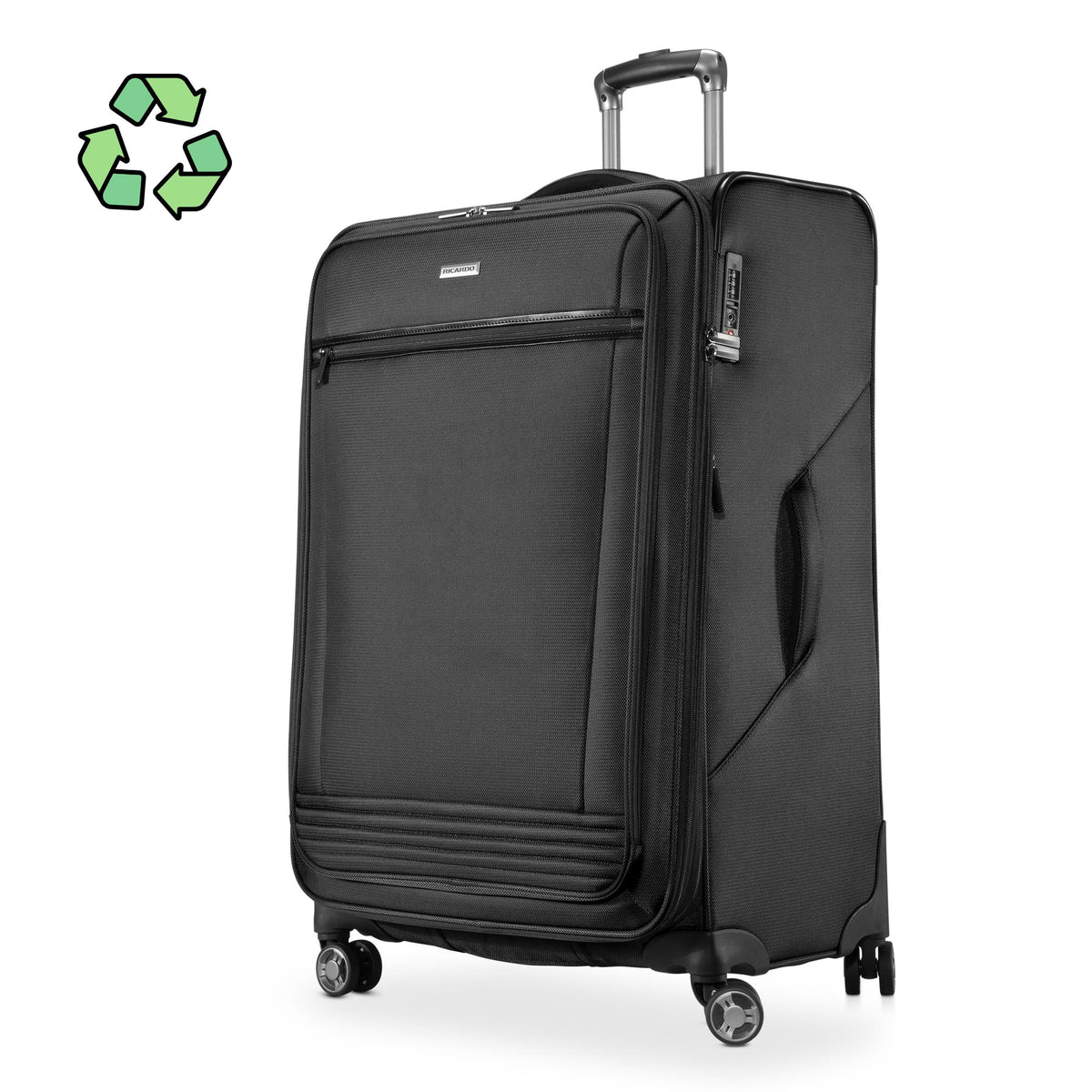 Ricardo Beverly Hills - Avalon SS Large Check-In Expandable Spinner - Black
