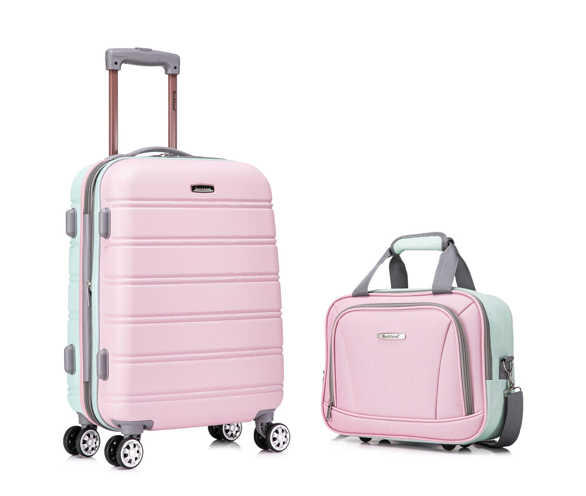 Rockland Luggage Melbourne 20" Expandable Upright Spinner - Mint