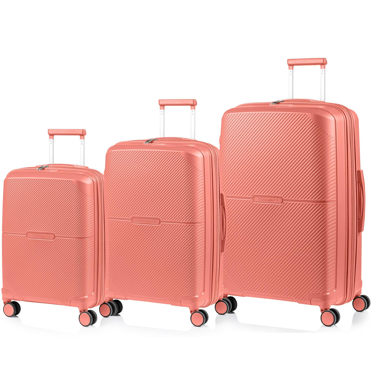 Champs Luggage Aura 3-Pcs Luggage Set Size 3 Piece Set