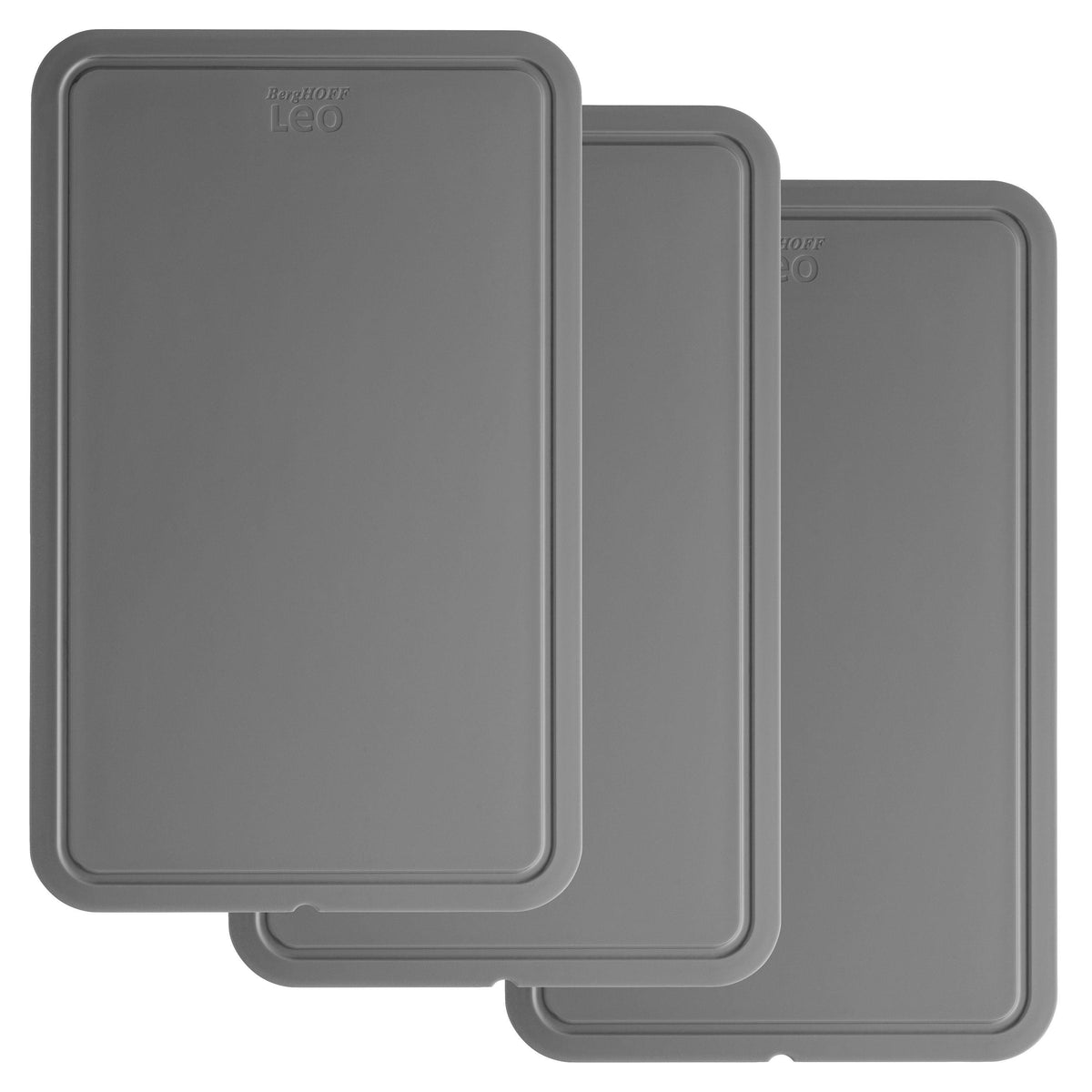 BergHOFF Leo Legacy 3Pc PP Cutting Board Set 12.5", Gray