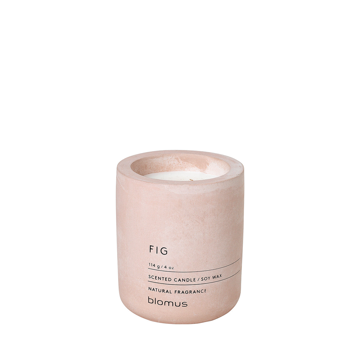 Blomus FRAGRA - Small Candle in Concrete Container- Fig Fragrance