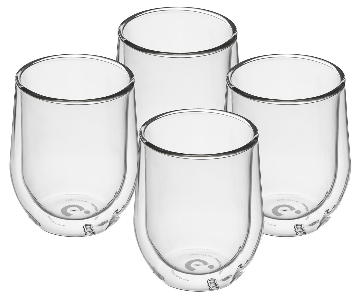 Corkcicle Stemless Glass - Clear, 4 Pack