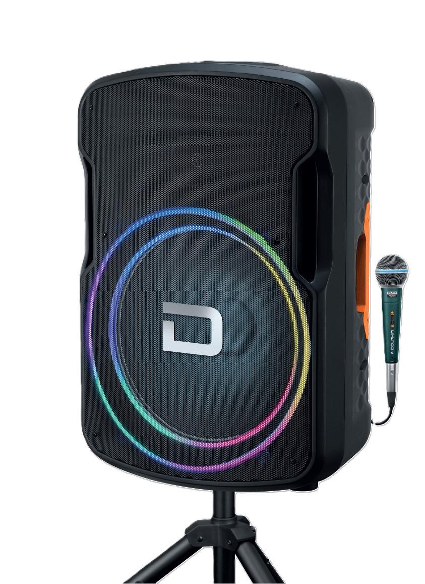 Dolphin High Fidelity Speaker with Stand & Mic