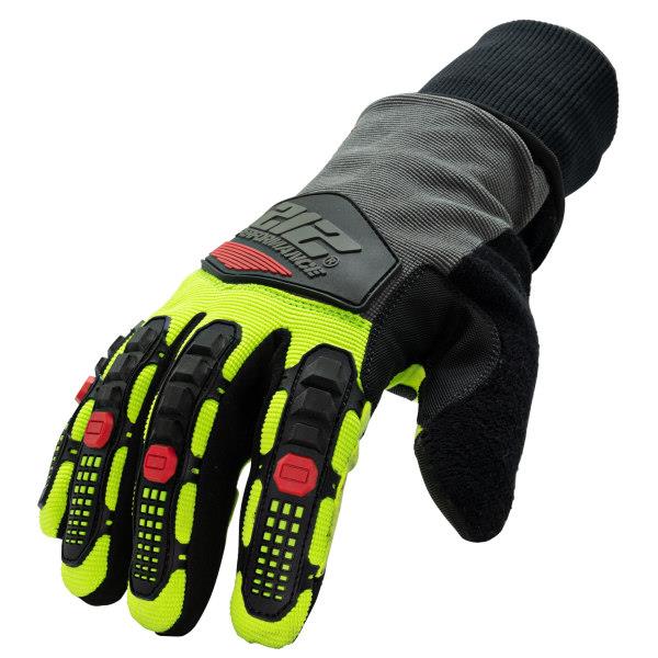 JS Products 212 Performance Waterproof Fleece Lined Impact & Cut Resistant Tundra Winter Work Gloves: Medium