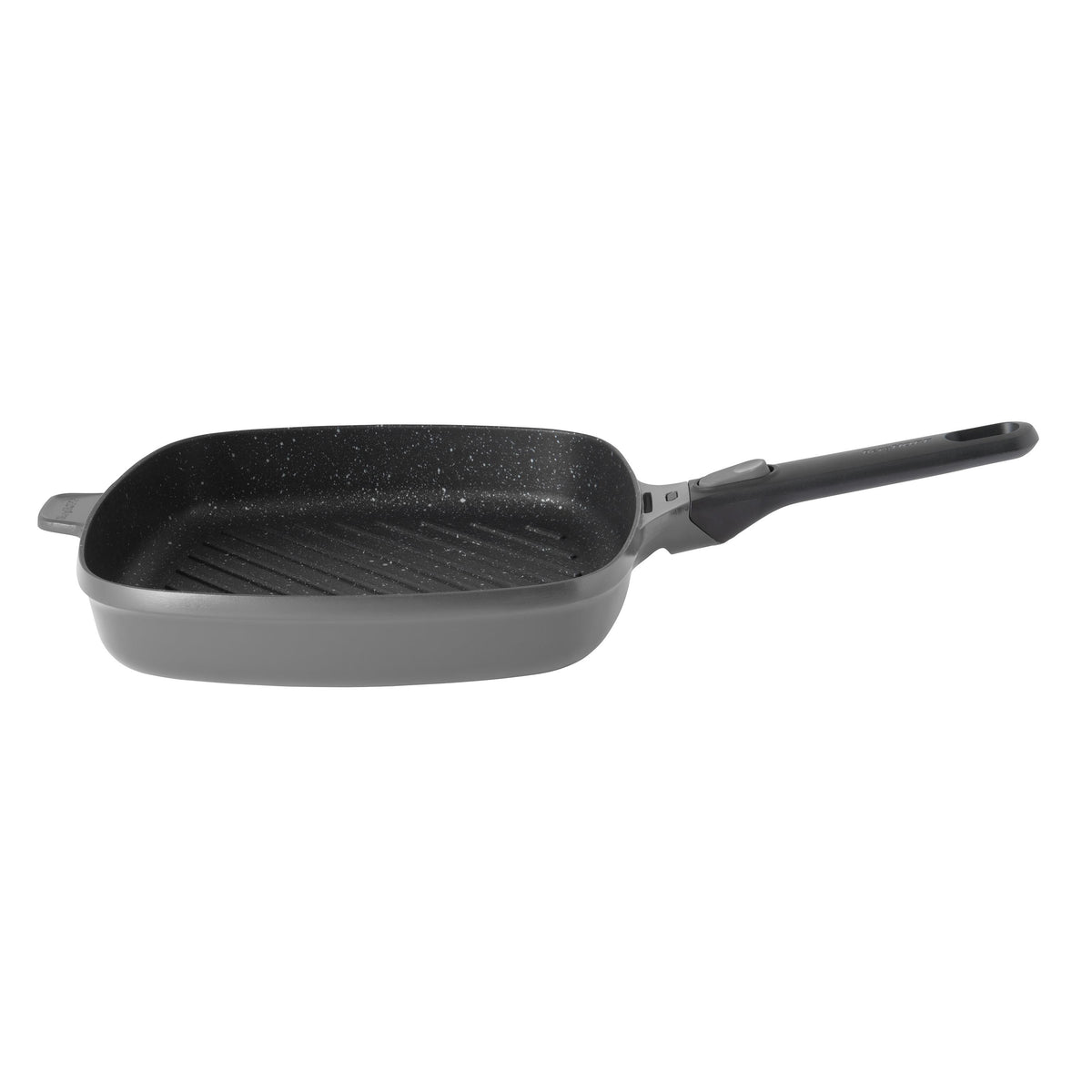 BergHOFF GEM 11" Nonstick Square Grill Pan, Black