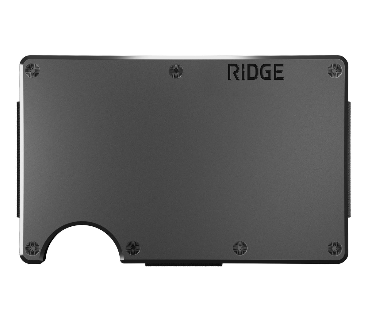 Ridge Aluminum Wallet - Gunmetal - Cash Strap