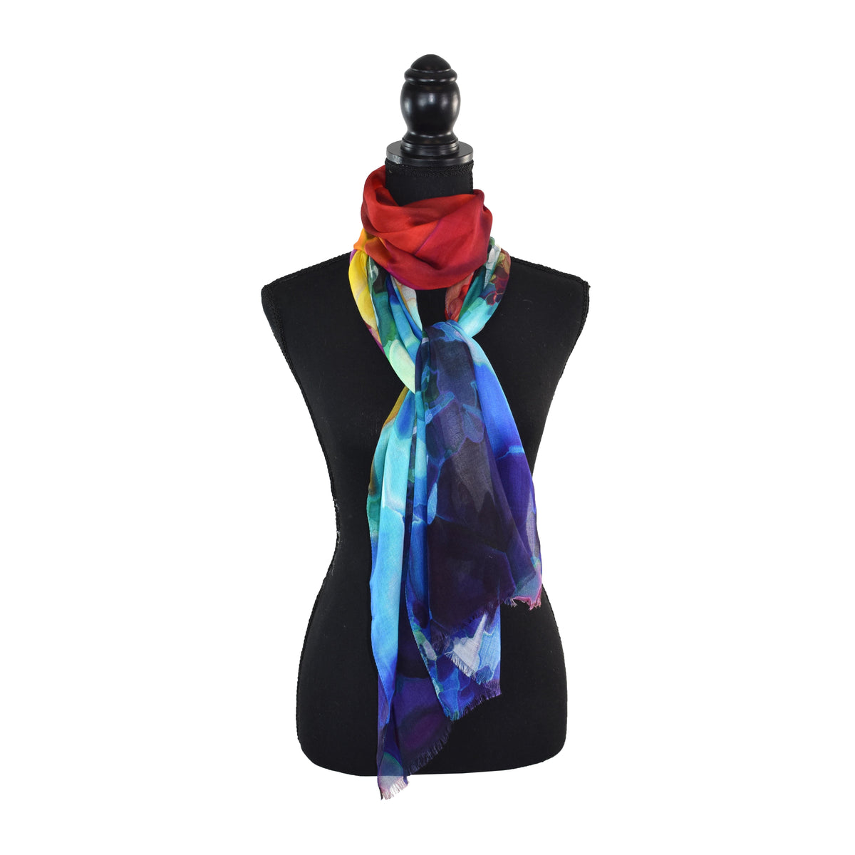 Dupatta Designs Dreamin' Abstract Rainbow Scarf