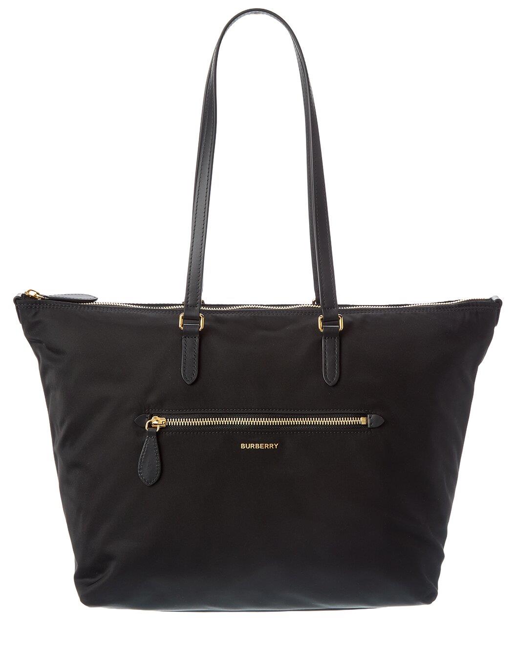 Burberry Nylon Zip Tote